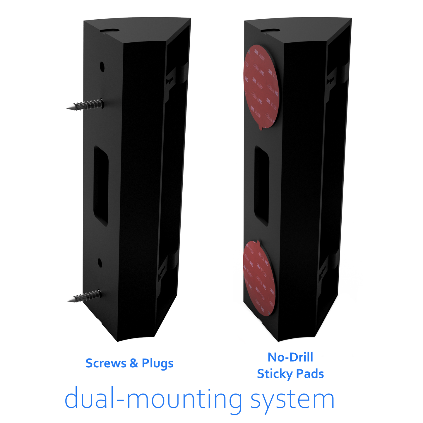 No-Drill 45 Degree Corner Mount for Eufy C30 C31 Doorbell