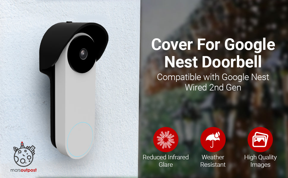 Rain Cover for Google Nest Doorbell Wired 2nd Generation