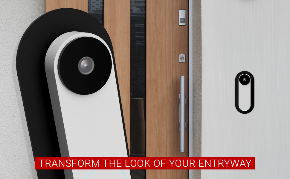 Non-Adhesive Wall Plate for Google Nest Video Doorbell Wired 2nd Generation