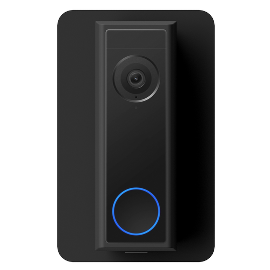 Drill-to-Fit Wall Plate for All Eufy Doorbells – Covers Old Holes, Fits Any Model