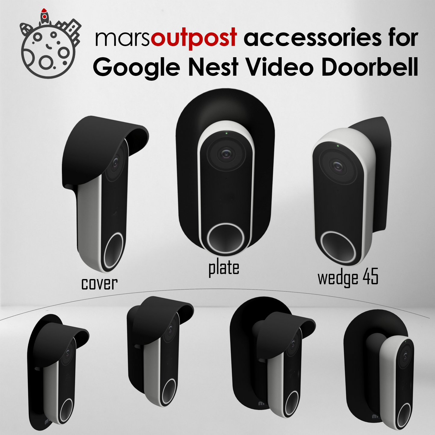 Wedge 45 Degree for Nest Doorbell