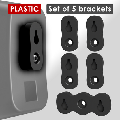 Logitech Z906 Speaker Wall Brackets (Pack of 5) – Also Fits Bose, Sonos, Yamaha & More