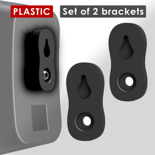 Universal Plastic Brackets for Speakers (Pack of 2)